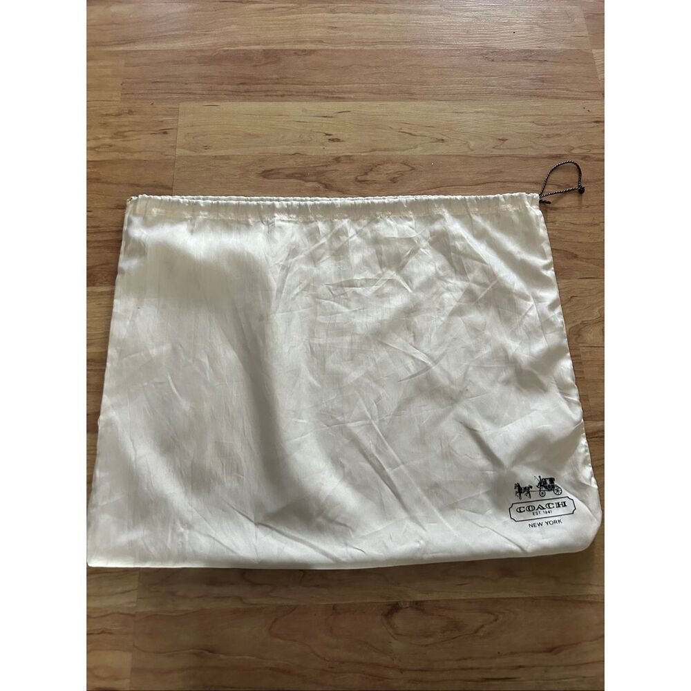 Coach silk bag for storage size 23x18